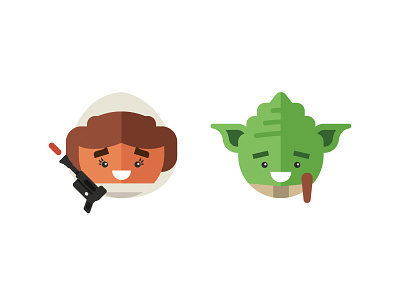 Star Wars Cones gun icon illustration leia pinecone star wars yoda