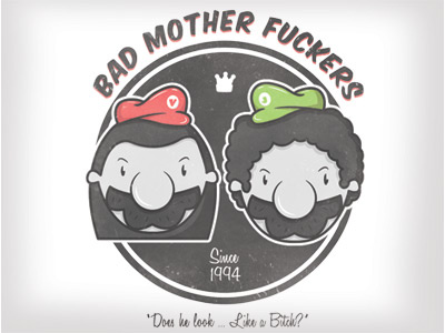 Mario and Luigi Pulp Fiction