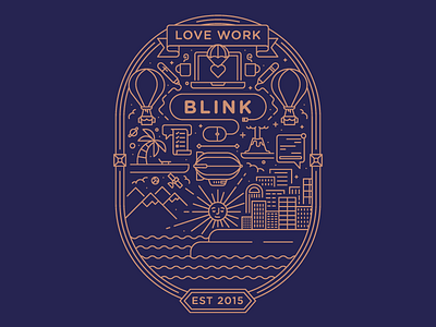 Love Work adventure air balloon blink city design editorial explore illustration love print work