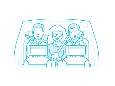 Carpool app cab car character icon illustration phone pool taxi transport uber user