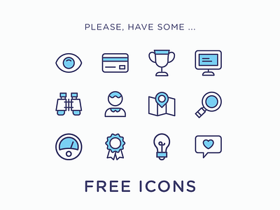 Freebie Icons #01 custom customer data icon illustration information lightbulb money reward share stats