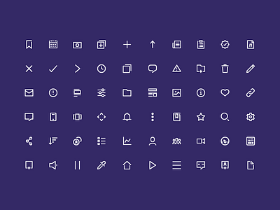 Gloo 16px Icons by Vic Bell for Simple as Milk on Dribbble