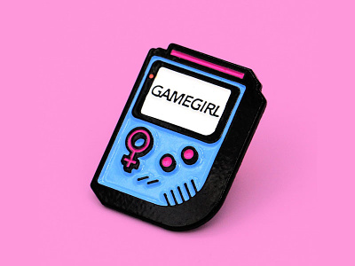 Game Girl Pin