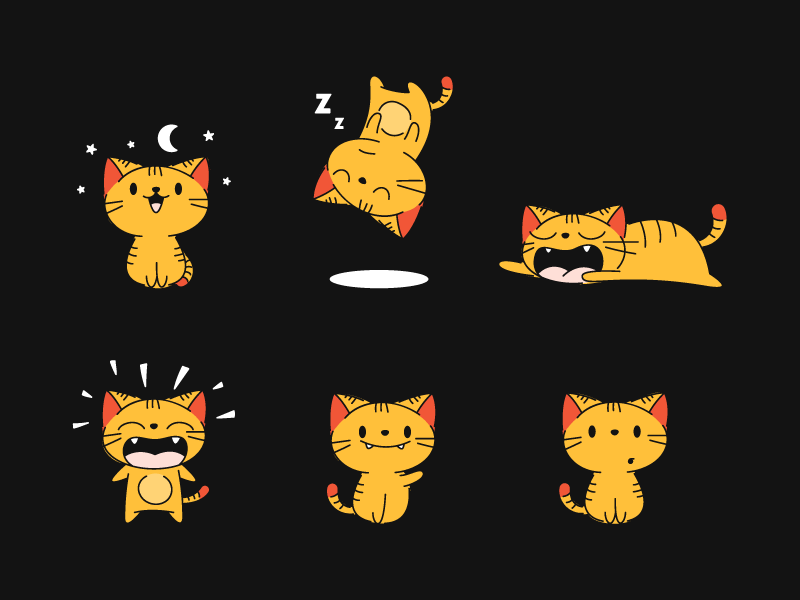 Nookie sleeping york new mascot cat nookie illustration nooklyn
