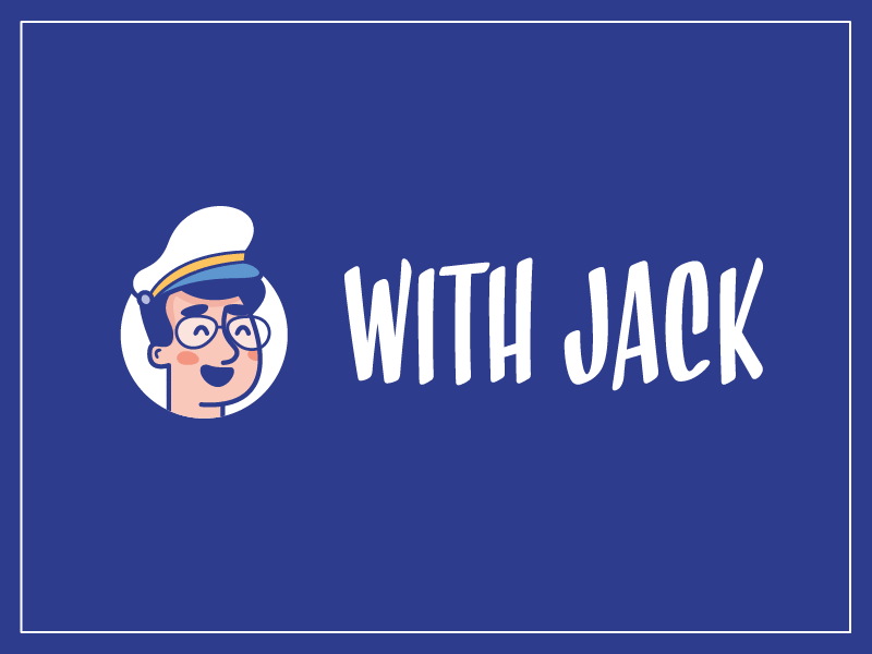 With Jack brand character freelancers illustration insurance launch sailor with jack