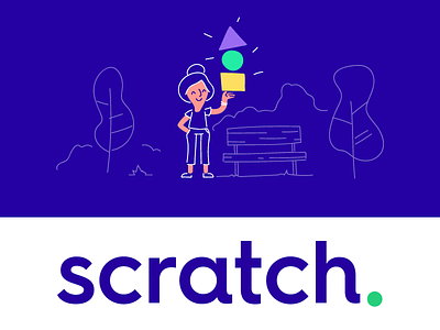 Scratch brand finance illustration scratch