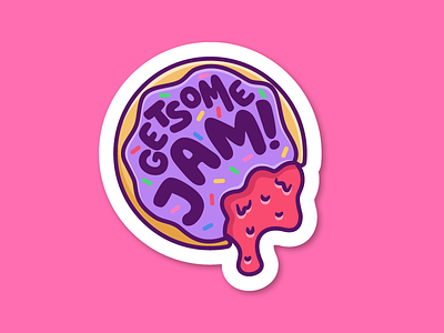 JAMstack Sticker conf conference donut illustration jam jamstack netlify sticker swag