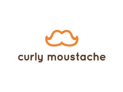 Curly Moustache Concepts [GIF] brand concept icon illustration logo mark moustache tash