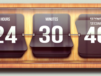 Flip Countdown Clock