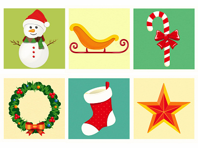 Christmas Icons christmas christmas candy christmas icons christmas socks christmas vectors christmas wreath santa sleigh snowman