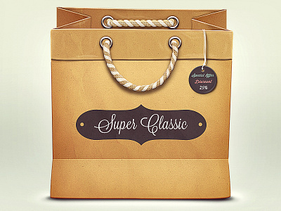 Shopping Bag bag icon icon design labels price tags rings rope sales shopping shopping bag tags vector