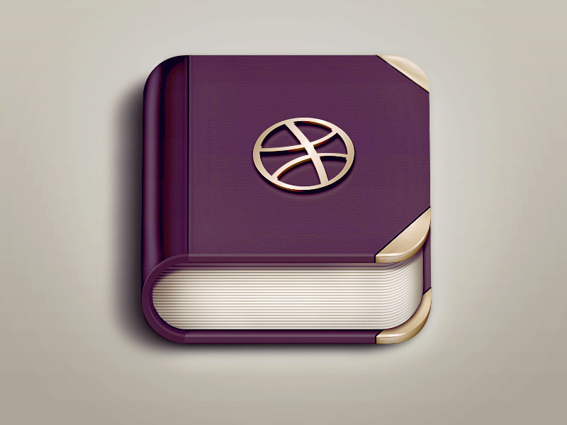 Free Book App Icon book app icon book app icon design icons book icon logo dribbble metal book cover