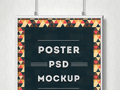 Poster Mockup by Graphicsoulz on Dribbble