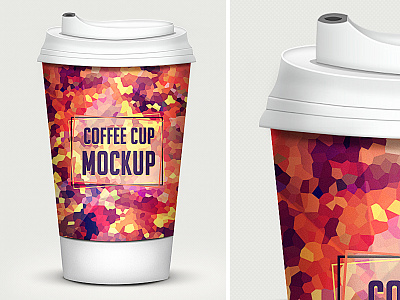 Coffee Cup Mockup coffee coffee cup cover cup cup mockup disposable lid mockup psd