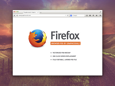 Free Firefox Browser Mockup browser firefox firefox browser free free browser mockup free psd freebie mockup