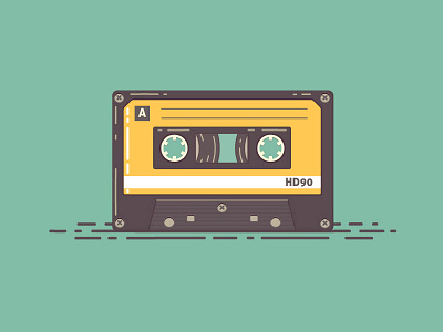 Audio Cassette audio audio cassette cassette flat flat icons icon icon design icons mixtape music