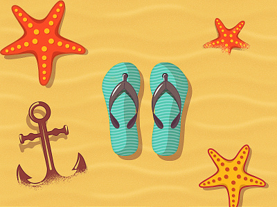 Work In Progress anchor icon design icons sand starfish summer summer icons