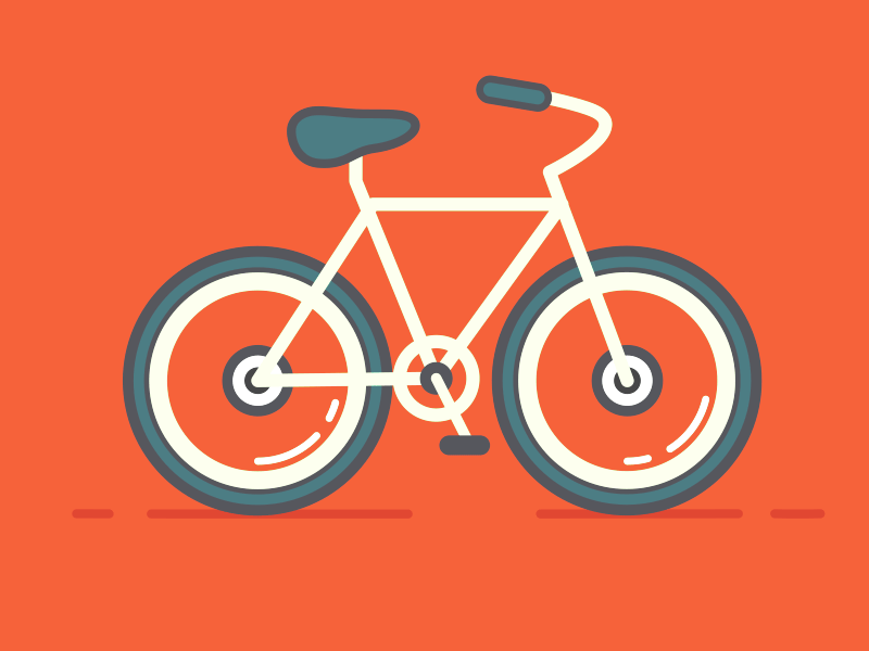 Bike bicycle bike biking cycling fun gifs illustration ride icon transportation