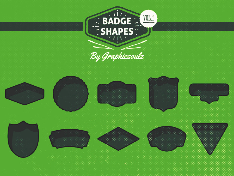 Badge Shapes designs, themes, templates and downloadable graphic