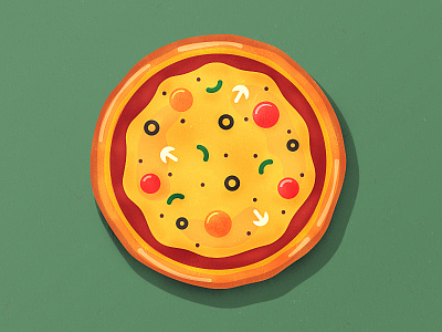 Pizza food icon icon design illustration pizza pizza icon