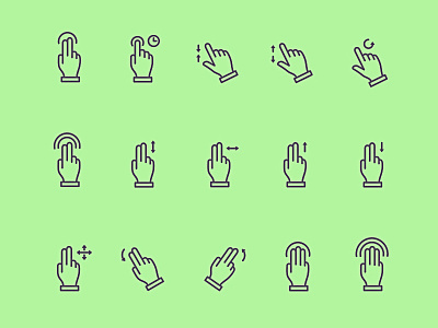 Hand Gestures fingers gestures hand gestures hand icon icons outline icons signs