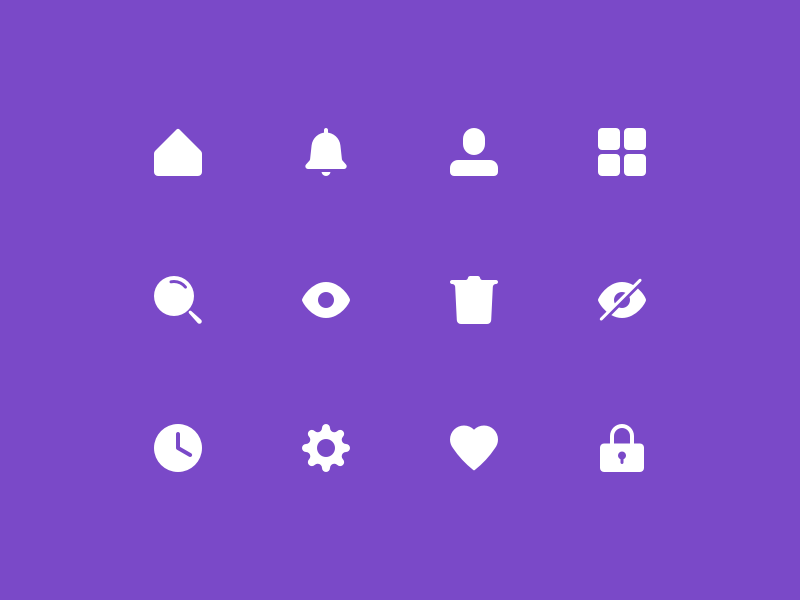 Icons Exercise by Magic Kidney. on Dribbble