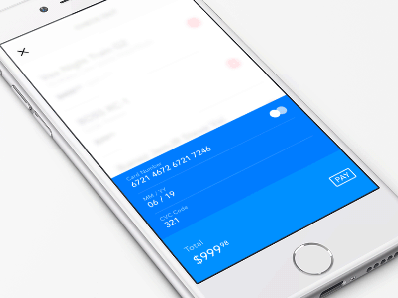 Checkout - Daily UI #2 002 2 animation card checkout credit daily fun iphone ui