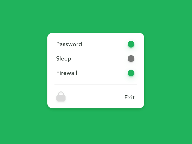 Security Settings - Daily UI #7 animation loading safe security settings ui vault widget