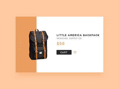 E-commerce - Daily UI #12 12 backpack bag daily ui ui user interface