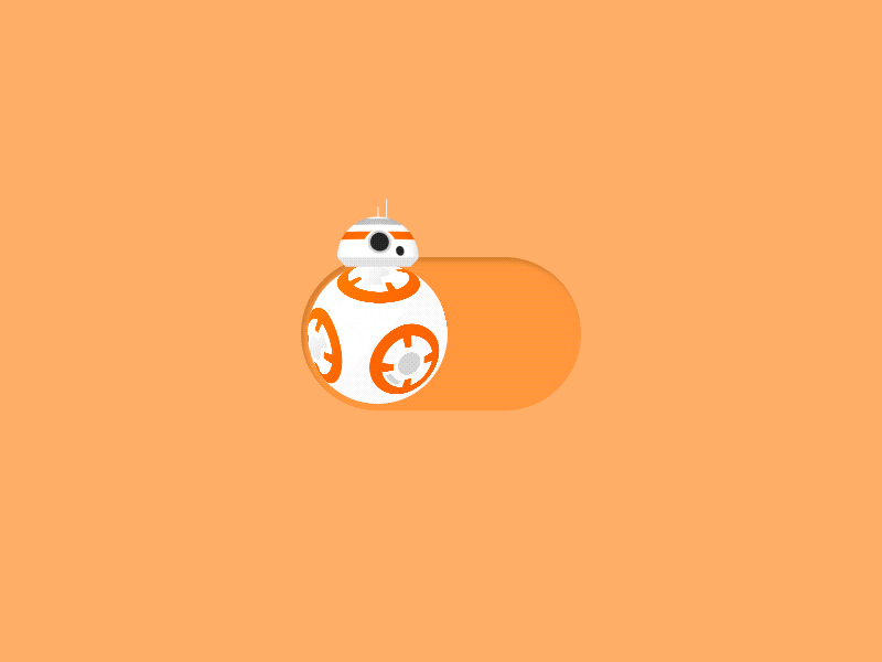 BB8 On/Off Switch - Daily UI #15 animation bb8 daily ui gif on off star wars switch ui