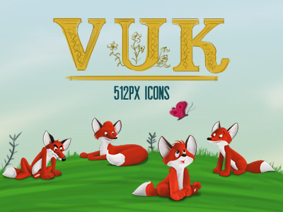 Vuk Icons fox icon icons little vuk