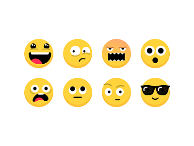 Stock Reactions angry emoji happy question reaction smiley stock sunglasses yellow