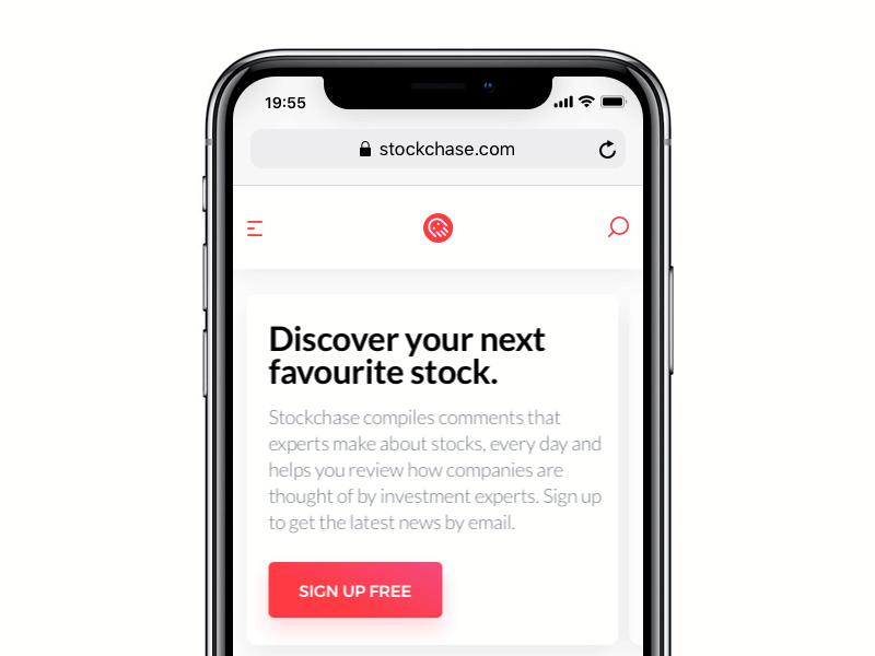 StockChase Search - Daily UI #22 chase daily ui discover gif iphone x opinion responsive safari search stock