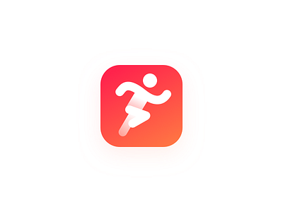 Running App 10k 5k app icon athletics fitness fitness app marathon run run cycle sports