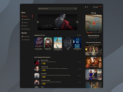 Movie Concept Web Design