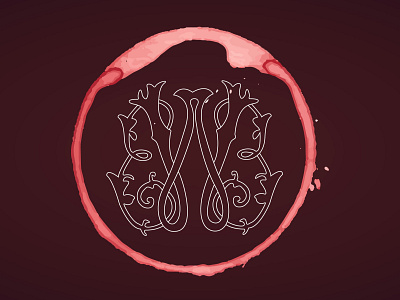 W Wine Club sample botanical botanical illustration botanical logo handdrawn handdrawnlogo illustration line art line design logo logo design logodesign logodesigner logos