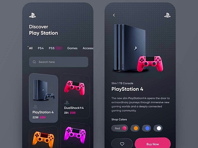 gaming PlayStation creative design dailyui game uidesign
