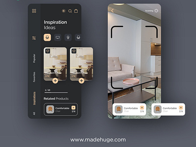 furniture app ui