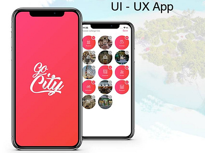 Go city travelling app appdesign branding creative design dai dailyui design illustration logo ui vector