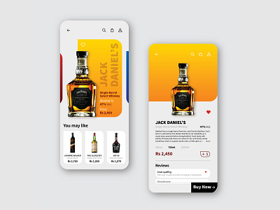 Alcohol app concept design alcohol alcoholapp app appdesign application interaction mobile ui uid uidesign