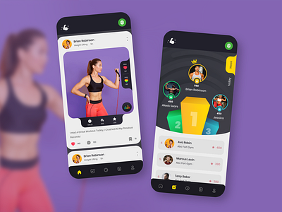 Fitness app fitness fitness app gym app leaderboard physical fitness points workouts