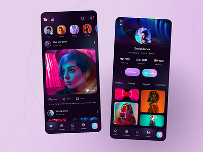 Briind - Social Media App Design