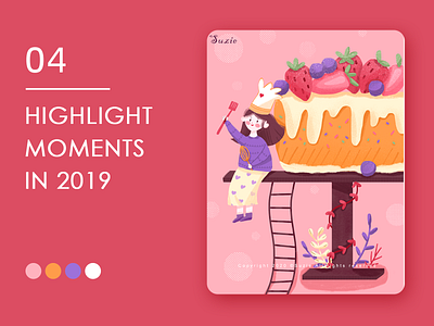 Highlight moments in 2019（4） design illustration illustrator life lifestyle 扁平 手绘 插画