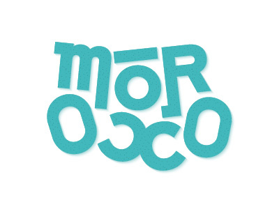 Morocco fun illustration lettering letters morocco play