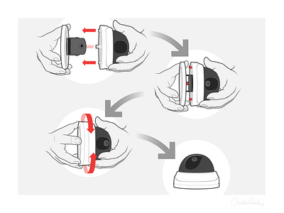 Lineart Instructional Illustrations