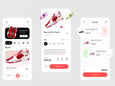 Shoe App Design Concept