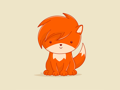 vector Fox design flat fox graphicdesign illustration logo photoshop vector