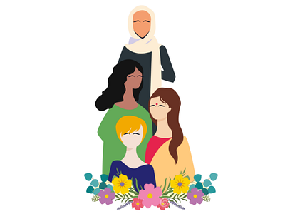 Happy Women's Day ui illustration web graphic