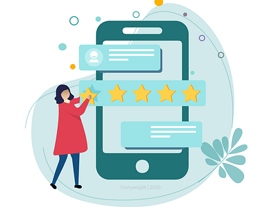 Rate & check team’s feedback for all candidates branding design flat graphicdesign illustration art minimal ui ux vector web