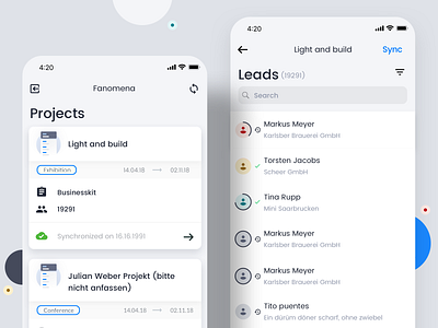 Leads Mobile App